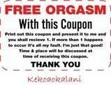 free orgasim with coupon