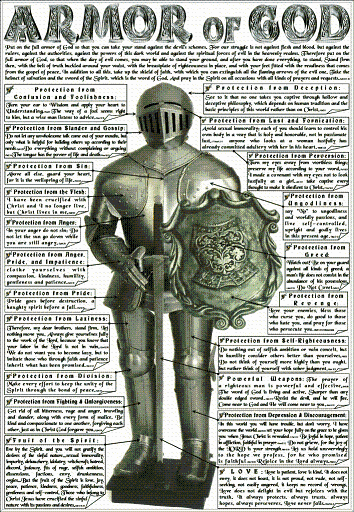 armor of god. armor of god poster.
