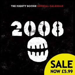 The Mighty Boosh Calender Front!