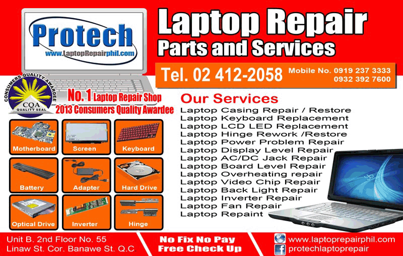 Services Laptop LCD Repair and Replacement