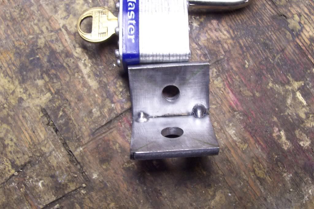 Easy bike lock bracket