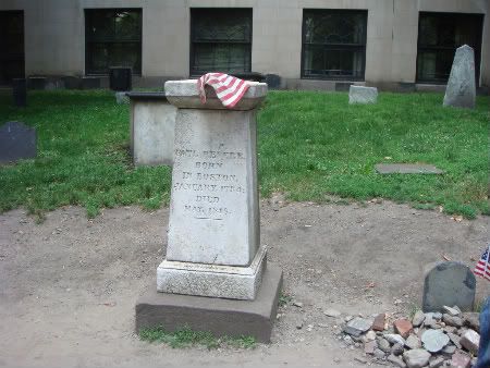 Paul Revere's Tombstone