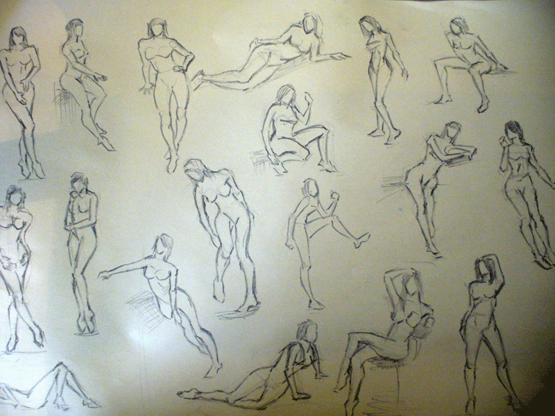 Spartan Training Camp #4 - 50 Gestures + 2 drapery studies Spartan Training Camp #4 - 50 Gestures + 2 drapery studies