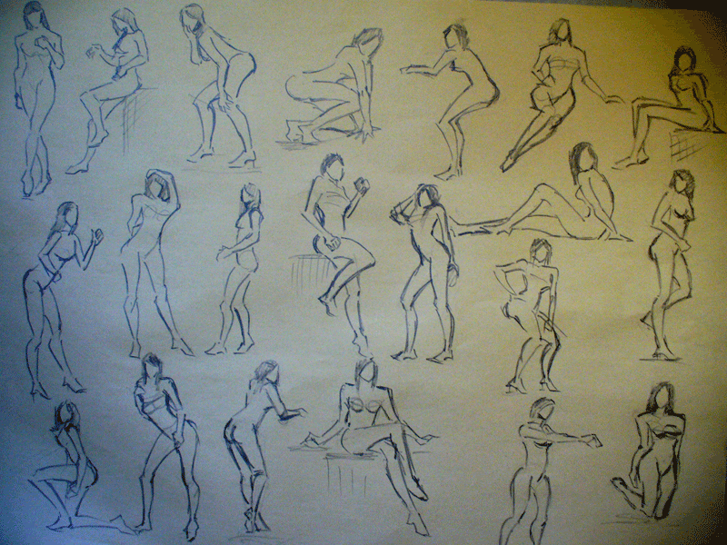 Spartan Training Camp #4 - 50 Gestures + 2 drapery studies Spartan Training Camp #4 - 50 Gestures + 2 drapery studies