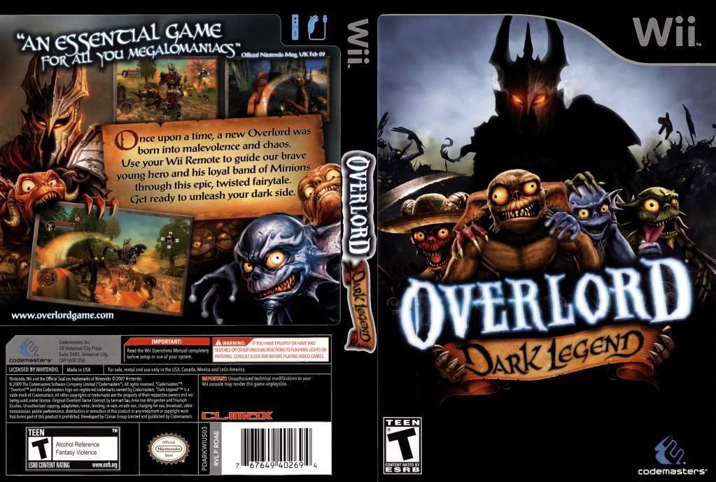 overlord wii