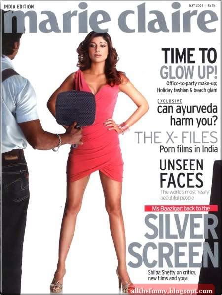 shilpa shetty on marie claire cover