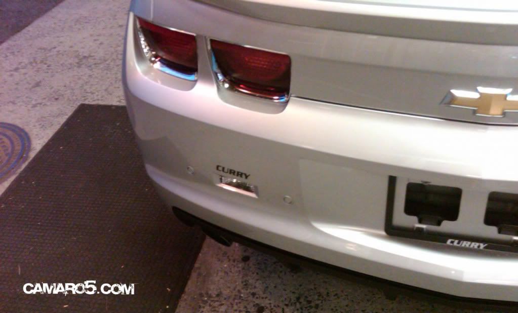 Photos of 2010 Camaro backup sensors installed from factory pics