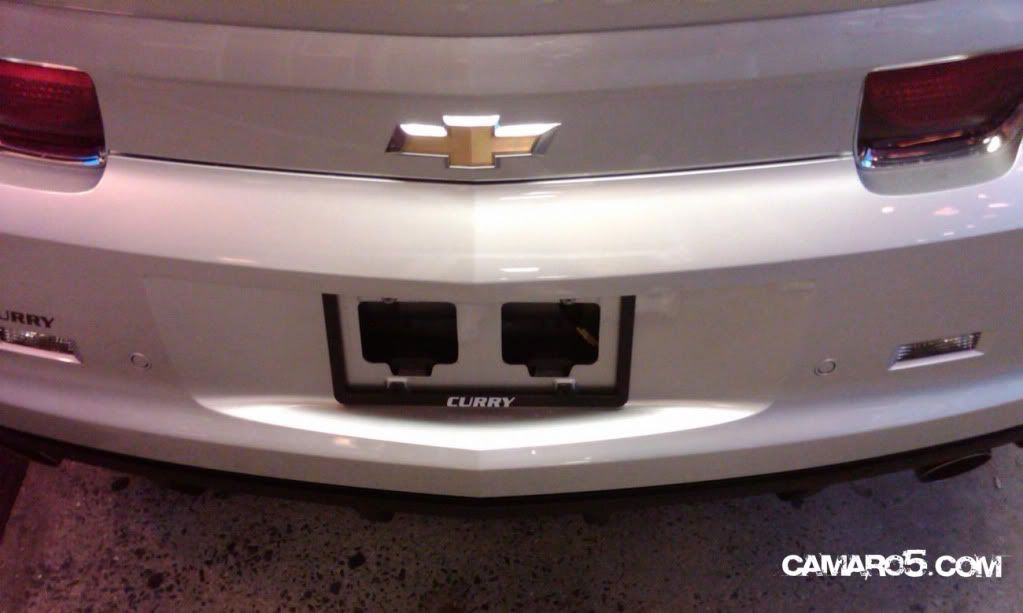 Photos of 2010 Camaro backup sensors installed from factory pics