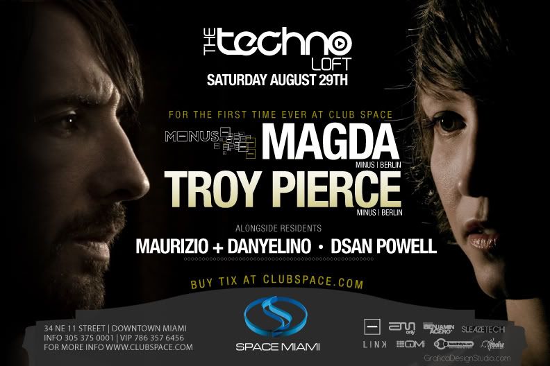 RA Forum: MIAMI | 08.29 | Magda & Troy Pierce @ The Techno Loft