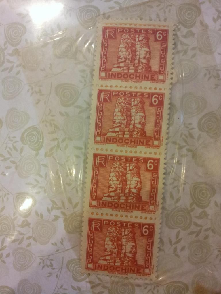 Mình mới tìm được bộ tem ông cố để lại, xin mấy bác định dùm giá trị - 1