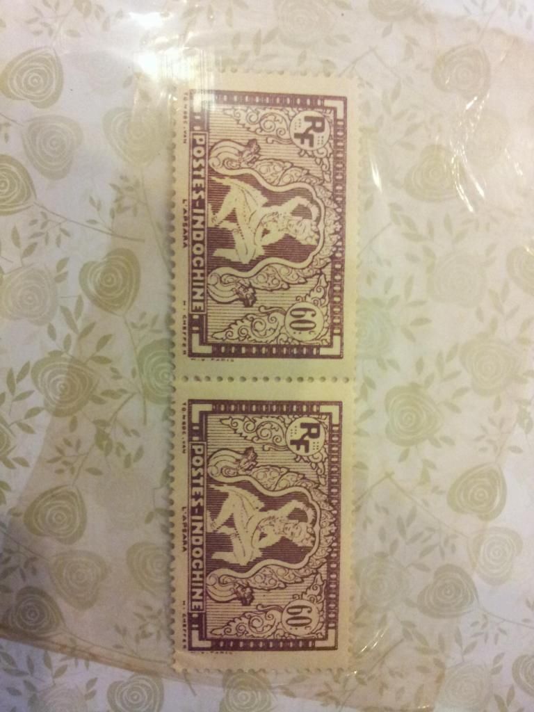 Mình mới tìm được bộ tem ông cố để lại, xin mấy bác định dùm giá trị - 3