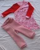 2 Piece 24 months "I Love You" Hearts/Valentine Dress & Large Longies Set REDUCED-40% OFF