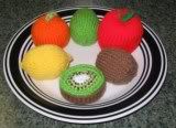 Fall Harvest, Knitted Play Fruits Set