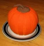 Hand Knit Life-Sized Pumpkin, Play Food
