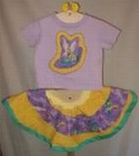 Disney Fairies Tshirt, Skirt & Clippie 86/92 Euro 18 Month/2Tish