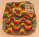 NB Rainbow Swirl fitted cloth diaper - Economy buster