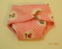 Red Riding Hood print dolly Diaper sz small