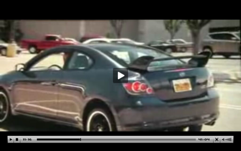  and the girls that plays cindy in scary movie was driving a dam scion tc