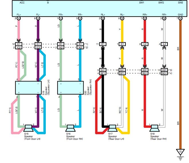 2007 front speaker wiring question | Toyota Nation Forum
