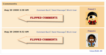 Flipped Comments