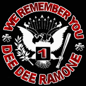 We remember you Dee Dee Ramone