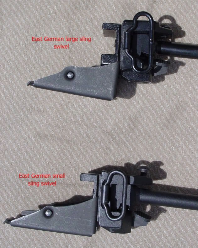 Romanian, East German, Polish AK Side folding stock comparis
