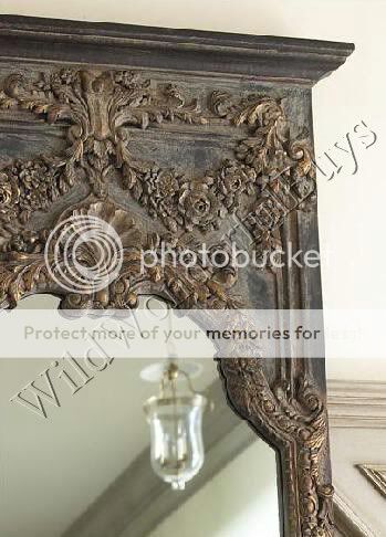 French Ornate Adalina Floor Mirror Large Carved Wall Tuscan Old World 