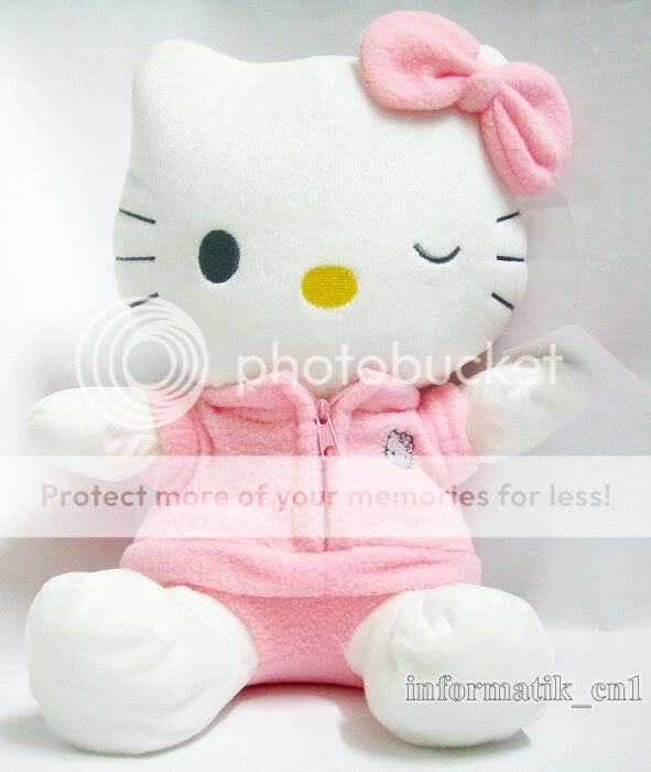 Neu Hello Kitty Plüsch süß plush sweet 28cm figur pink