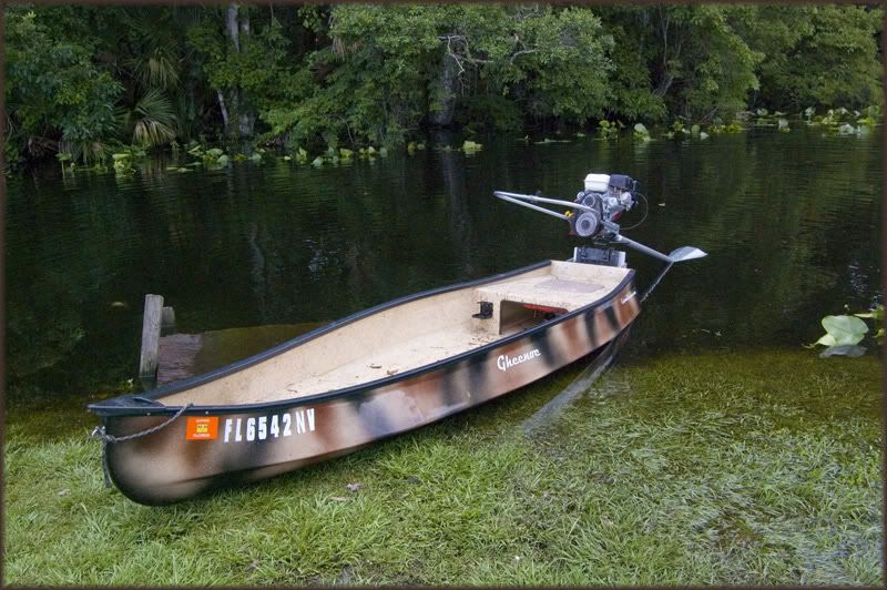 Gheenoe Boat Canoe Fishing Mud Motor Boats Duck Kayak Nmz Jon Skiff Plane L...
