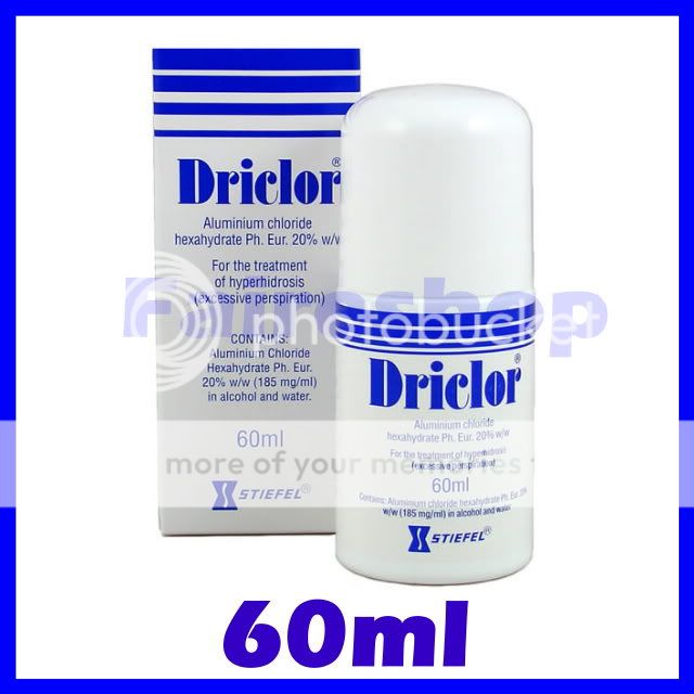 Stiefel Driclor for the Treatment of Hyperhidrosis 60ml