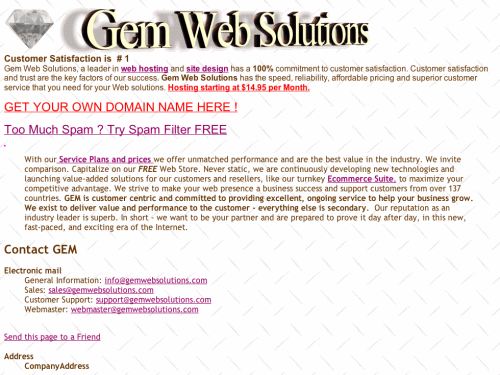 Gem Web Solution