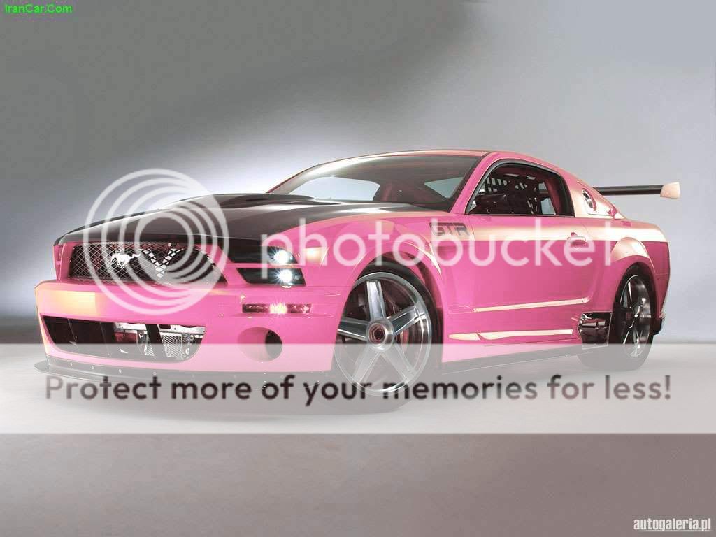 Cars ford mustang 2005 pink #2