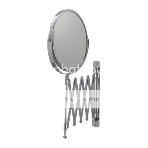 ikea wall mirror expands retracts modern chic space saving design made 