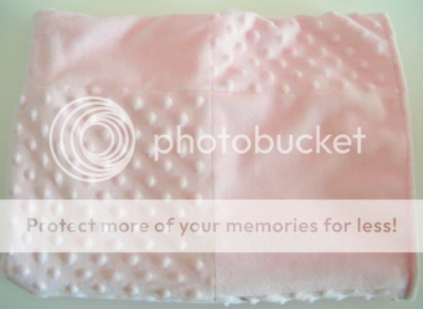 Baby Starters Pink Minky Dot Patches Security Blanket